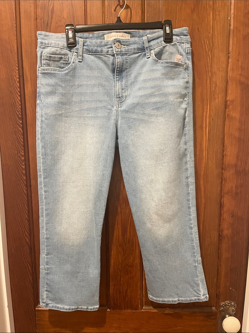 Vintage America Light Blue Straight Leg Jeans